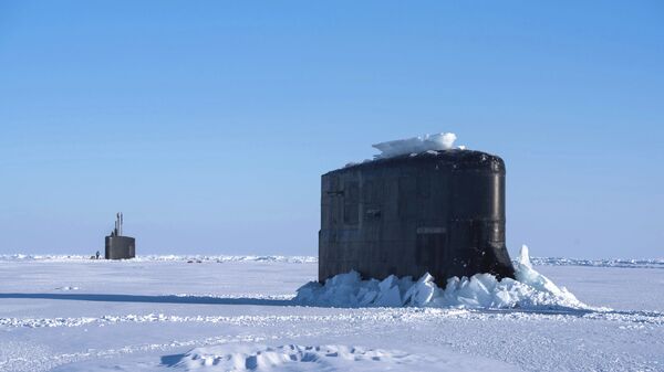 Un submarino estadounidense de la clase Seawolf (archivo) - Sputnik Mundo