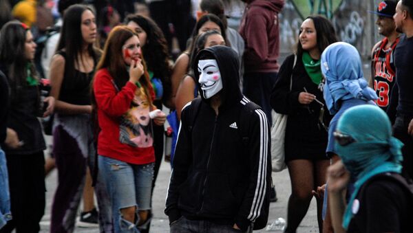 Protestas en Chile Protestas en Chile - Sputnik Mundo