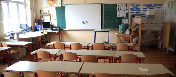 Aula en una escuela (imagen referencial) Aula en una escuela (imagen referencial) - Sputnik Mundo