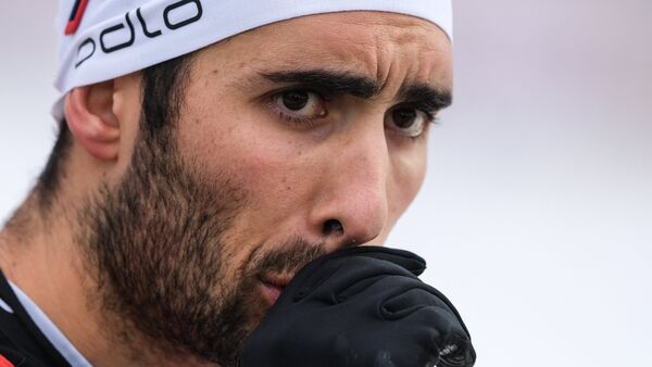 Martin Fourcade, campeón olímpico de biatlón - Sputnik Mundo