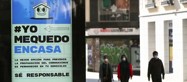 Medidas contra la propagación del coronavirus en España - Sputnik Mundo