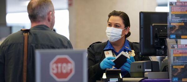 Un aeropuerto estadounidense, imagen referencial Un aeropuerto estadounidense, imagen referencial - Sputnik Mundo
