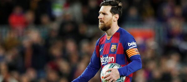 Lionel Messi, capitán del Barcelona - Sputnik Mundo