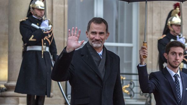 El Rey de España, Felipe VI - Sputnik Mundo