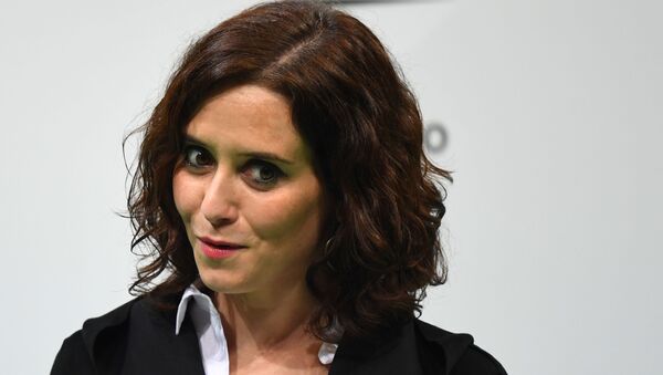 Isabel Díaz Ayuso, presidenta de la Comunidad de Madrid - Sputnik Mundo