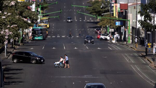 Calle en San José, Costa Rica Calle en San José, Costa Rica - Sputnik Mundo