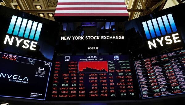 Bolsa de Nueva York, EEUU - Sputnik Mundo