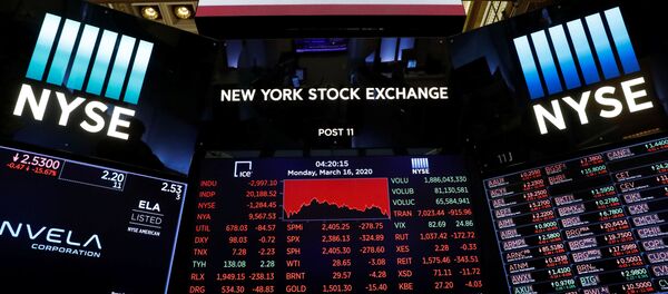 Bolsa de Nueva York, EEUU - Sputnik Mundo