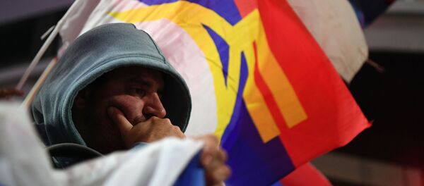 Un simpatizante del Frente Amplio de Uruguay - Sputnik Mundo