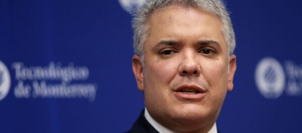 Iván Duque, presidente de Colombia - Sputnik Mundo