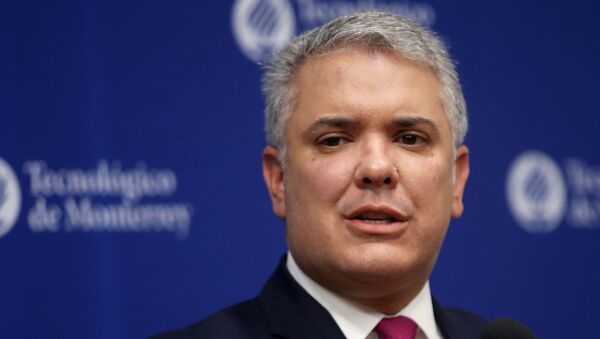 Iván Duque, presidente de Colombia - Sputnik Mundo