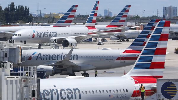 Aviones de la aerolínea American Airlines  - Sputnik Mundo