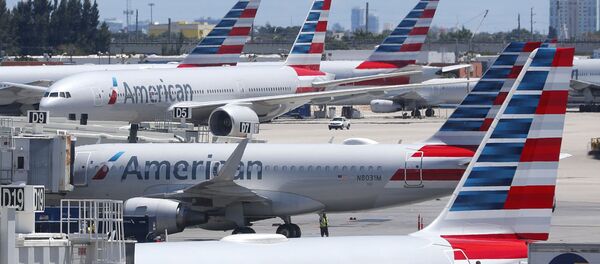 Aviones de la aerolínea American Airlines  - Sputnik Mundo