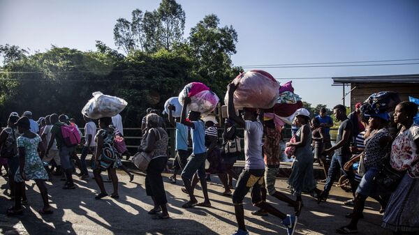 Frontera entre República Dominicana y Haití Frontera entre República Dominicana y Haití - Sputnik Mundo