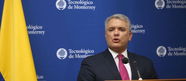 Iván Duque, presidente de Colombia - Sputnik Mundo