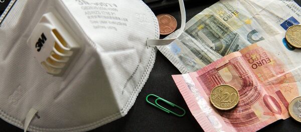 Una mascarilla (imagen referencial) Una mascarilla (imagen referencial) - Sputnik Mundo