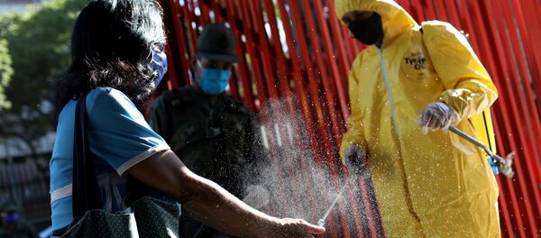 Desinfección en Venezuela - Sputnik Mundo