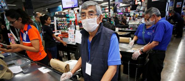 Supermercado en México durante la pandemia de coronavirus - Sputnik Mundo