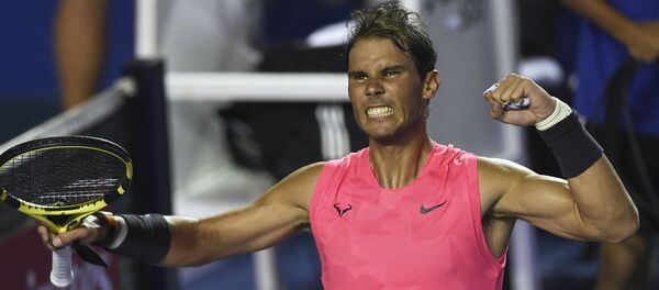 El tenista español Rafael Nadal en México ATP - Sputnik Mundo