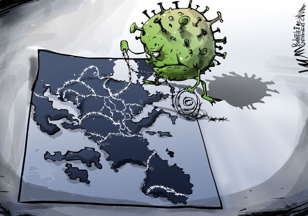 Pedro Sánchez y otros 8 líderes europeos piden la emisión de bonos por el COVID-19 Pedro Sánchez y otros 8 líderes europeos piden la emisión de bonos por el COVID-19 - Sputnik Mundo