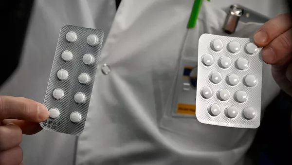 Tabletas con cloroquina - Sputnik Mundo
