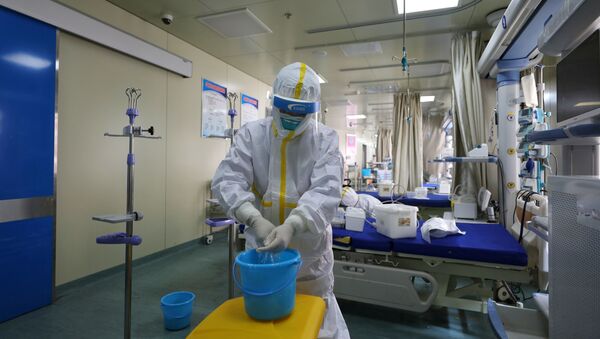 Hospital en Wuhan, China - Sputnik Mundo