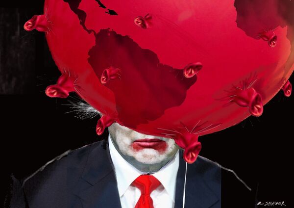 Humor contra la pandemia: el concurso internacional de caricaturas Coronavirus Battle - Sputnik Mundo