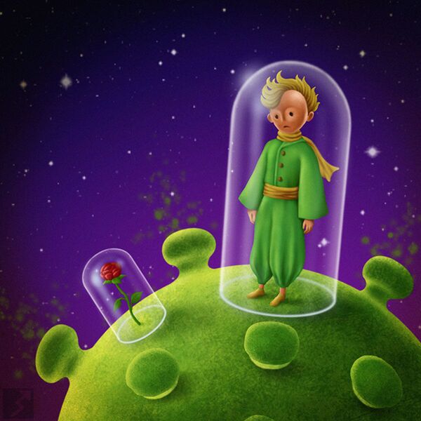 Humor contra la pandemia: el concurso internacional de caricaturas Coronavirus Battle - Sputnik Mundo