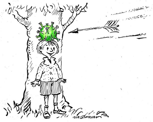 Humor contra la pandemia: el concurso internacional de caricaturas Coronavirus Battle - Sputnik Mundo