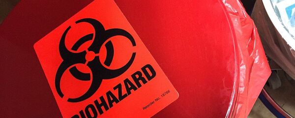 Símbolo del riesgo biológico Símbolo del riesgo biológico - Sputnik Mundo