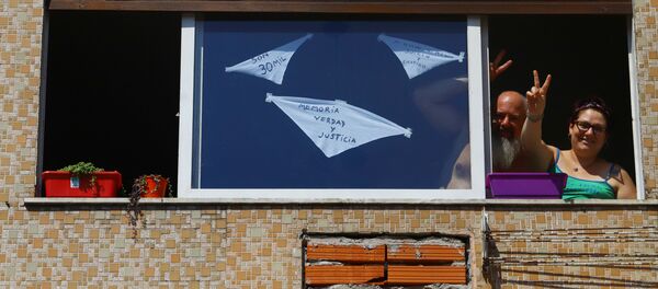 Pañuelos blancos en Argentina Pañuelos blancos en Argentina - Sputnik Mundo