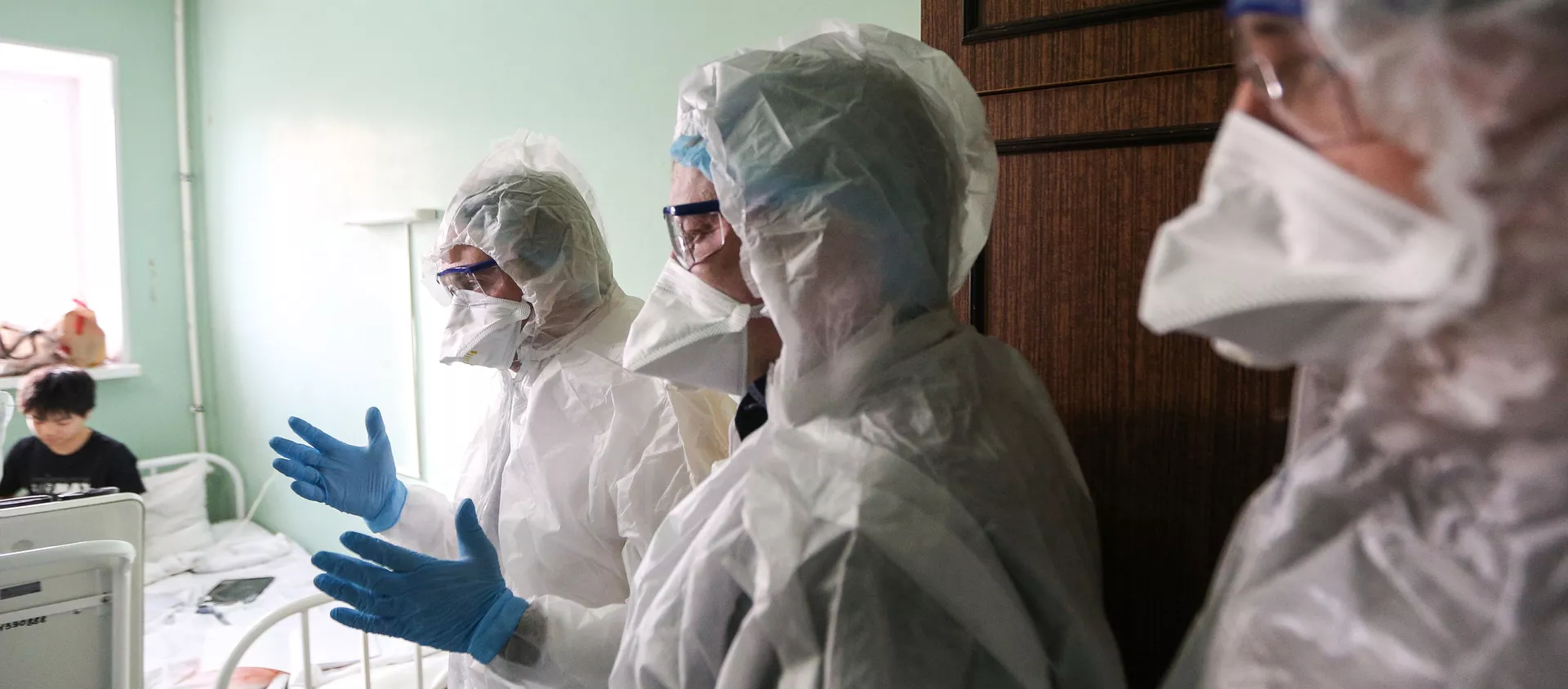 Médicos rusos Médicos rusos - Sputnik Mundo, 1920, 14.04.2020