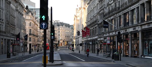 Las calles vacías de Londres a causa de propagación de coronavirus - Sputnik Mundo