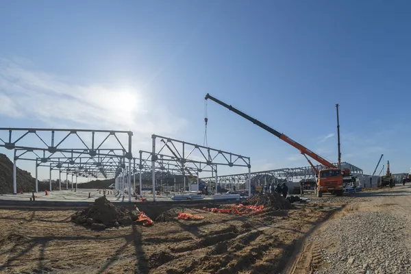 Así avanza la construcción del nuevo hospital en Moscú en medio de la pandemia Así avanza la construcción del nuevo hospital en Moscú en medio de la pandemia - Sputnik Mundo