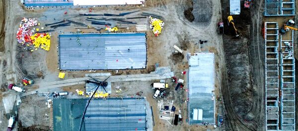 Así avanza la construcción del nuevo hospital en Moscú en medio de la pandemia  - Sputnik Mundo