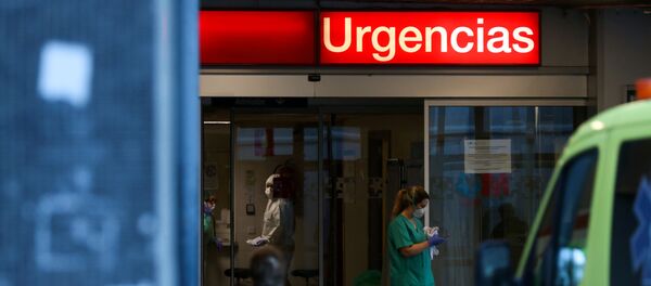 La división de urgencias del hospital La Paz en Madrid - Sputnik Mundo