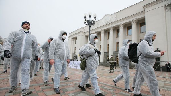 Protestas en Kiev, Ucrania Protestas en Kiev, Ucrania - Sputnik Mundo