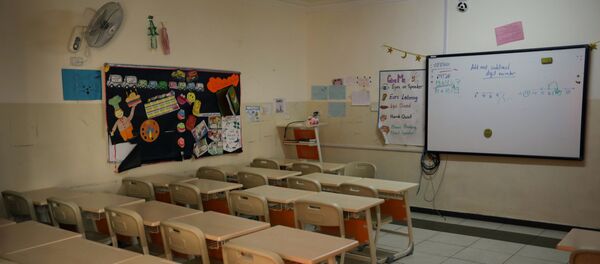 Una clase vacía Una clase vacía - Sputnik Mundo