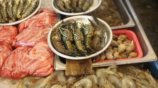 Mercado de mariscos, imagen referencial Mercado de mariscos, imagen referencial - Sputnik Mundo