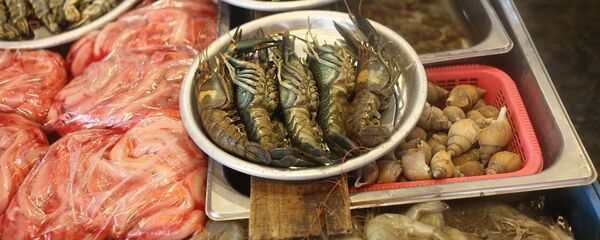 Mercado de mariscos, imagen referencial - Sputnik Mundo