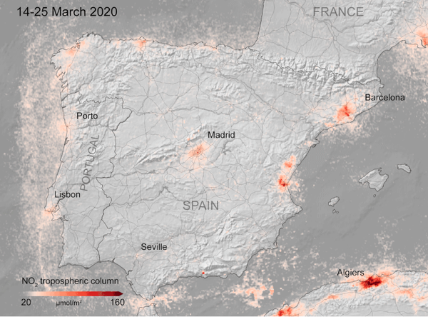 El coronavirus limpia de contaminación los cielos de Europa - Sputnik Mundo