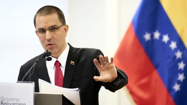 Jorge Arreaza, canciller venezolano  - Sputnik Mundo