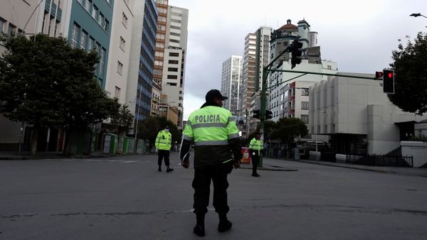 La policía de Bolivia La policía de Bolivia - Sputnik Mundo