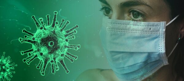 Mujer con mascarilla - coronavirus - Sputnik Mundo