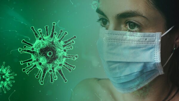 Mujer con mascarilla - coronavirus - Sputnik Mundo