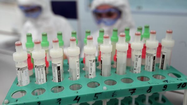 Pruebas en un hospital ruso - Sputnik Mundo