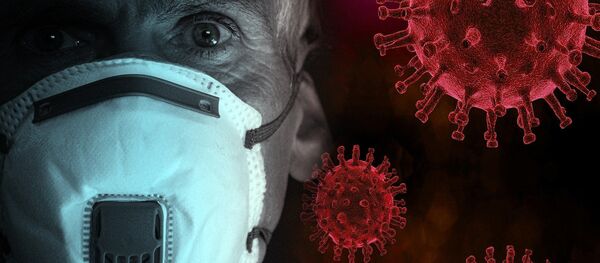 Un hombre con mascarilla - Sputnik Mundo