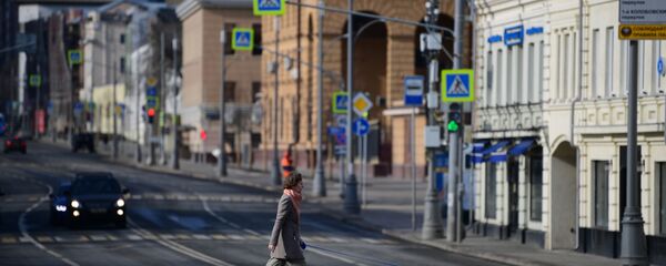 Una calle en Moscú - Sputnik Mundo