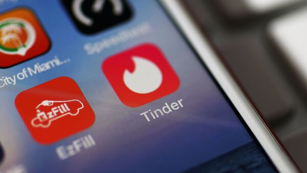 Logo de Tinder - Sputnik Mundo