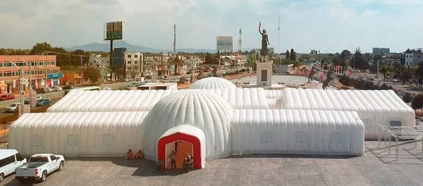 Hospital hinchable de Pachuca de Soto (México) Hospital hinchable de Pachuca de Soto (México) - Sputnik Mundo